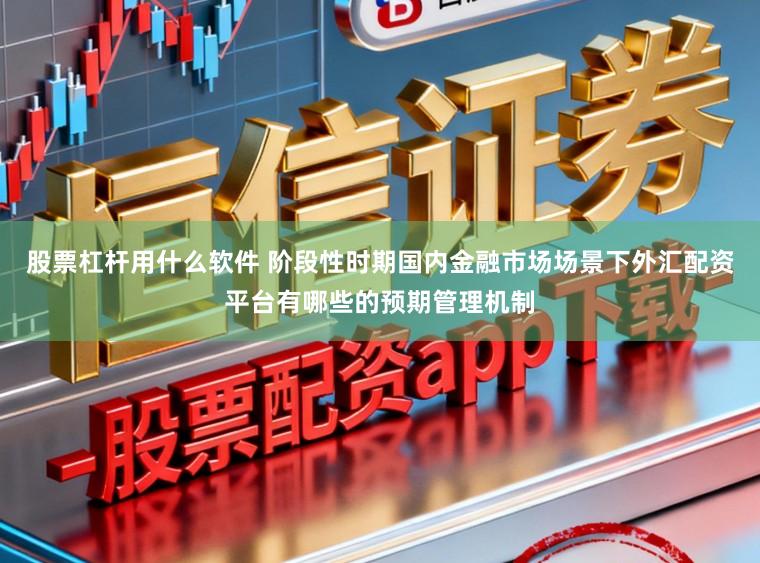 股票杠杆用什么软件 阶段性时期国内金融市场场景下外汇配资平台有哪些的预期管理机制