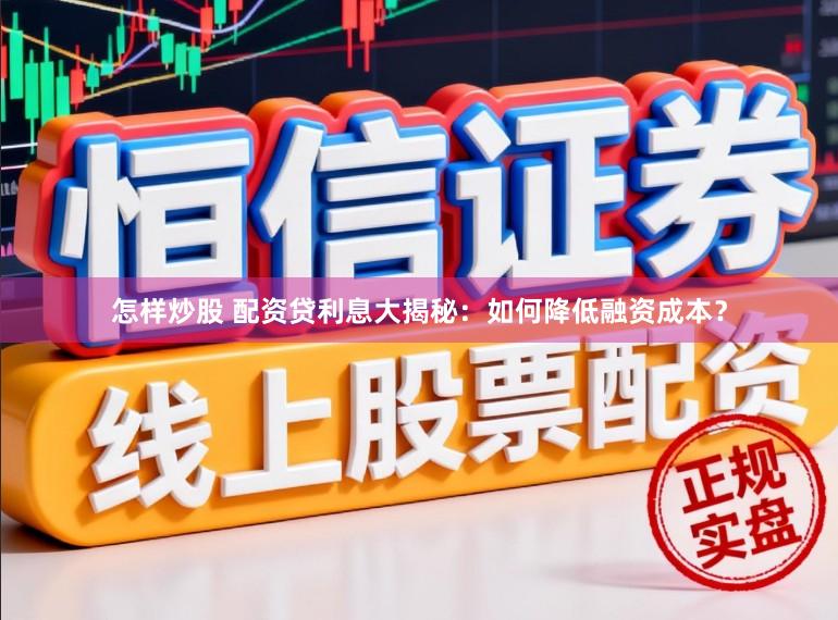 怎样炒股 配资贷利息大揭秘:如何降低融资成本?