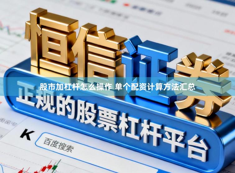 股市加杠杆怎么操作 单个配资计算方法汇总